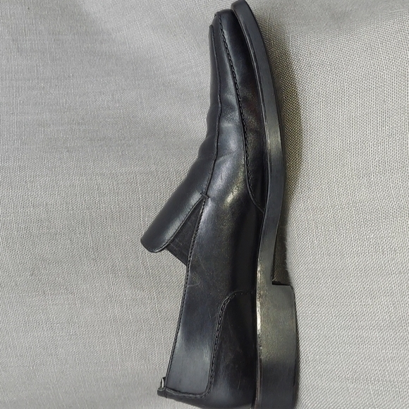 Toschi Black Leather Slip-on Loafer w/Carbonlite Insoles CIS Equipped Size 11 - Picture 7 of 16